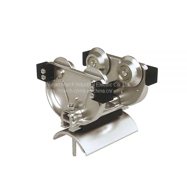March C-Rail Track Flat Cable Festoon System C-Track Middle Trolley for Overhead Crane photo-3
