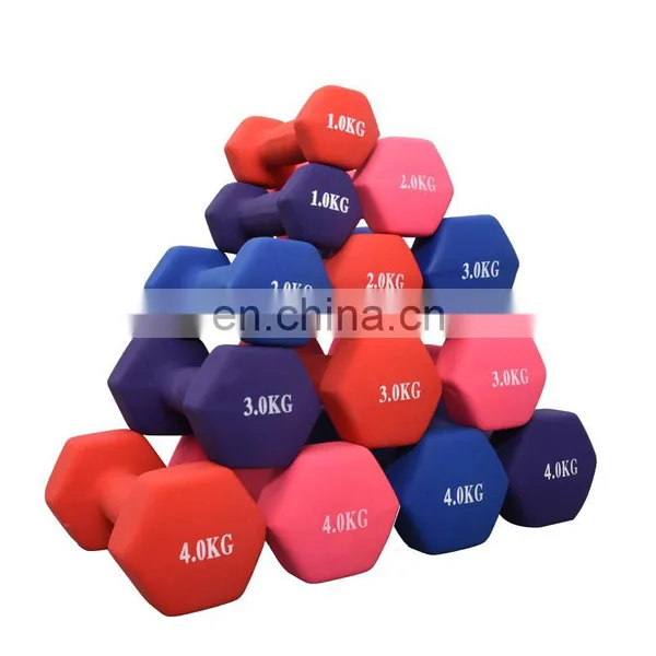 Workout Dumbbells Custom Color Plastic Coated Small Dumbbell Dip Plastic Dumbbells photo-4
