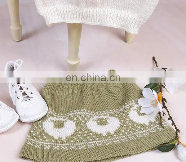 Knitted 100% Cotton Kid Girl Knitted 2pcs Set On SALE 2020 Knitted Top and Pant photo-4