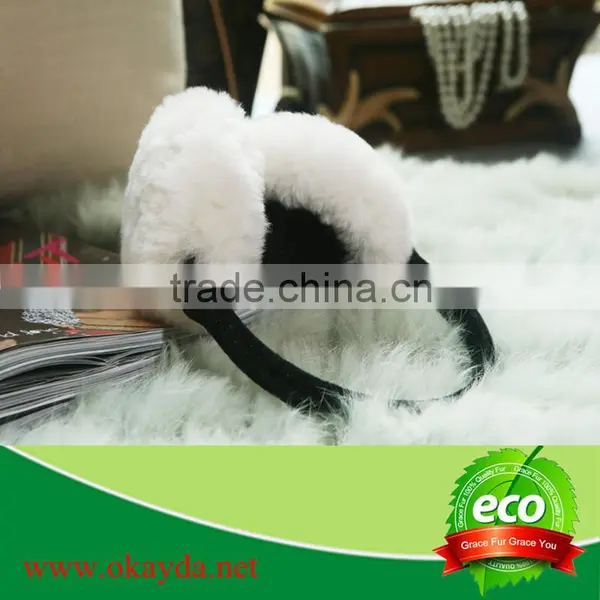 the Moet Warmest Real Sheepskin Ear Muff Made in China photo-5
