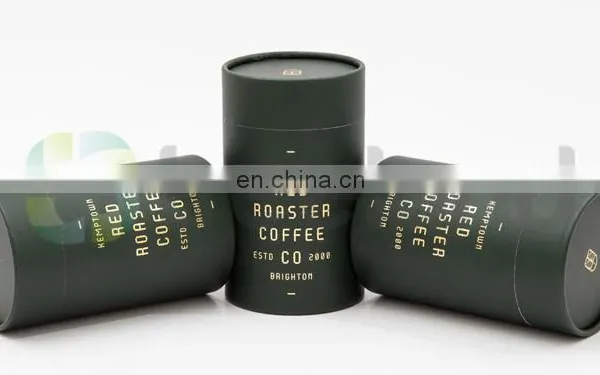Fancy Coffee Packaging Custom Box Cylindrical Paper Box photo-5