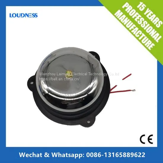 Cheap price 4 inch electric round elevator alarm bell UC4-100mm size