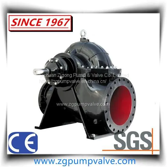 Horizontal and Vertical High Efficiency Cast Iron Double Suction Centrifugal Water Pump photo-2