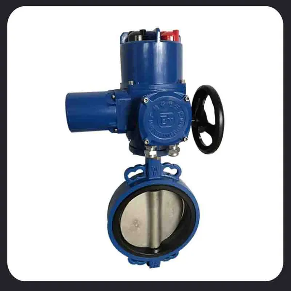 Wafer Type Electric Butterfly Valve DN15 Network Connection Control photo-4