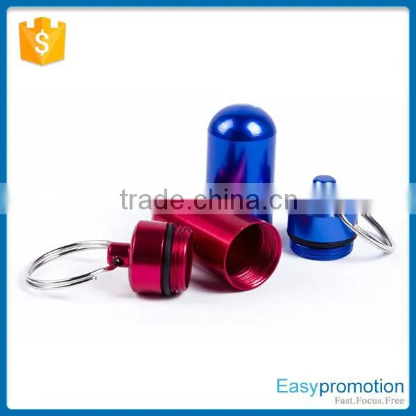 Hot Promotion Aluminum Pill Bottle Keychain Wholesale photo-3