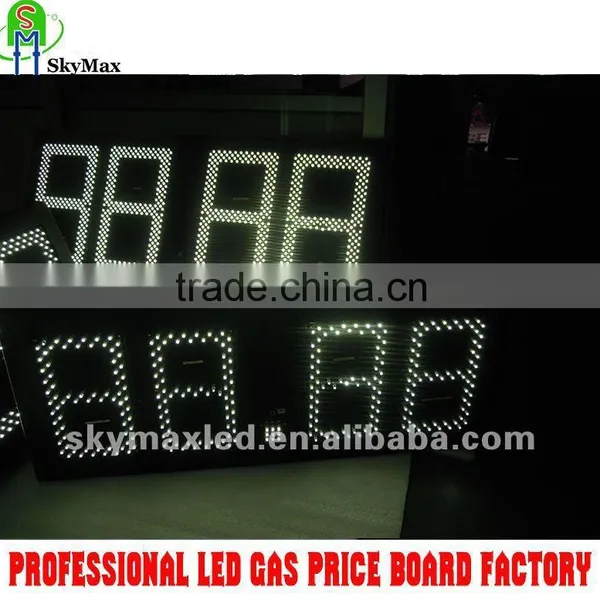 EPCU High Waterproof/Ultra Brightness Gas Price Sign Display 7 Segment LED Oil Price Broad photo-2