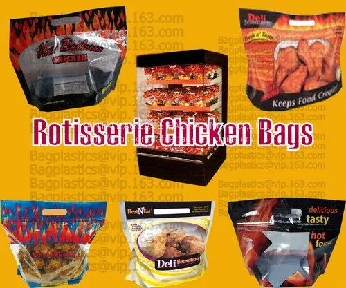 ROTISSERIE CHICKEN BAGS, MIRCOWAVE POUCH, HOT ROAST BAG, FRESH FRUIT VEGETABLE PACKAGING, CHERRY PAC photo-4
