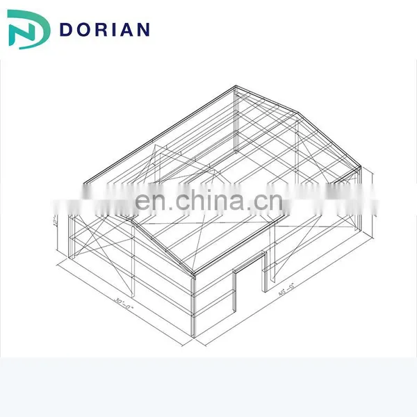 Prefab Construction Site Galvanized Steel Z Purlin Light Steel Warehouse photo-5