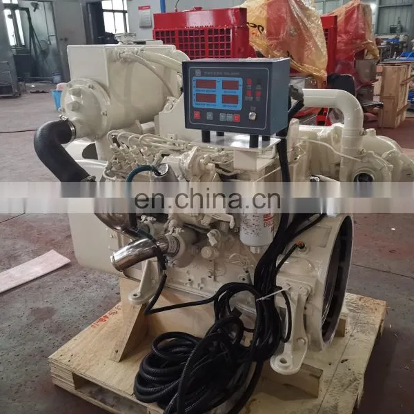 Hot Sale Brand New 4 Cylinders 4 Stroke Water Cooling Marine Diesel Engine 4BTA3.9-M100 photo-5