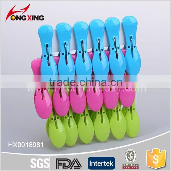 18 Pcs Hanger Clamp 2.85 Inch Plastic Clothespins photo-3