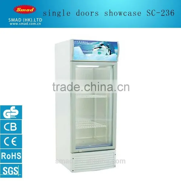 SC-281 Single Door Glass Display Showcase for Beverage China Manufactuer photo-4