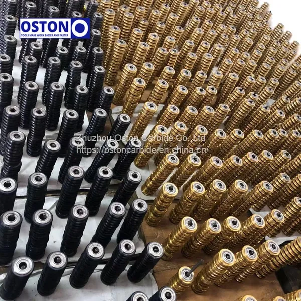 Long Lasting Φ 22X6X6mm Titanium Coated Tile Scoring Wheel With Bearing