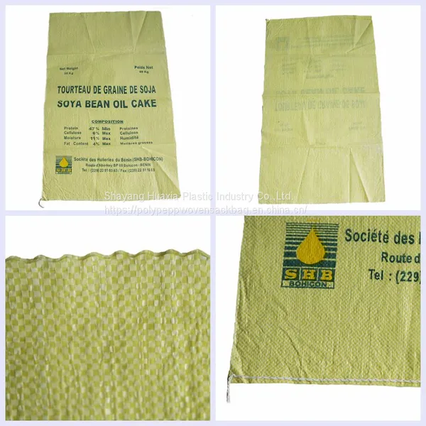 High Quality Grey Green Packaging Recycled pp Woven Sack Bag photo-5