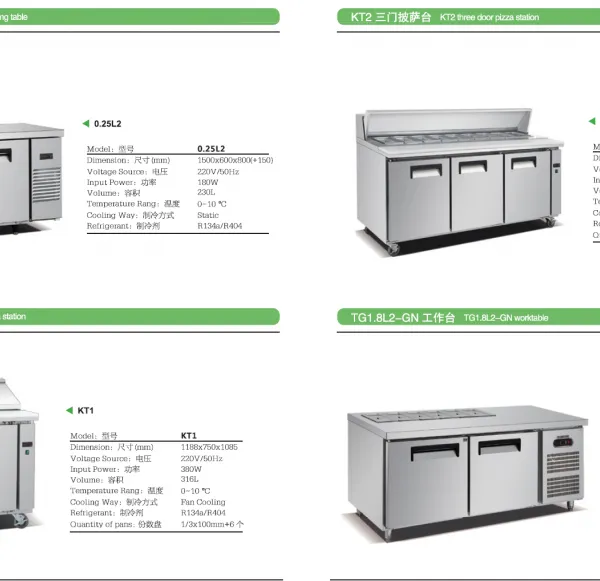 Commercial Fresh-Keeping Table With Refrigerated Side Dishes Display Cabinet photo-3