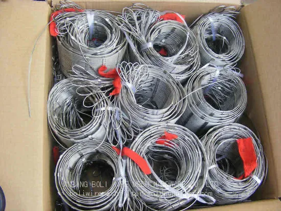 Stainless Steel Safety Mesh Ss304 Ss316 Stainless Steel Rope Mesh/Zoo Safety Mesh Fenc,Animal Safety Fence Mesh photo-3