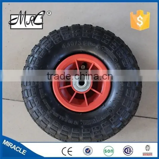 High Quality 3.50-4 4pr Rubber Wheel With Plastic Rim photo-6
