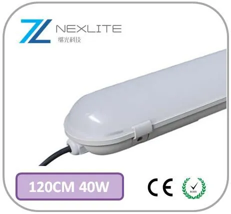 2FT 20W 4FT 40W 5FT 60W  Waterproof Vapor Tight Industrial Workshop Linear DALI Dim Garage LED Tri-proof Light