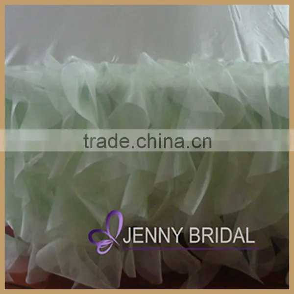 TC012F1 Jenny Bridal Curly Willow Table Skirting Designs,table Cloth and Table Skirt photo-6