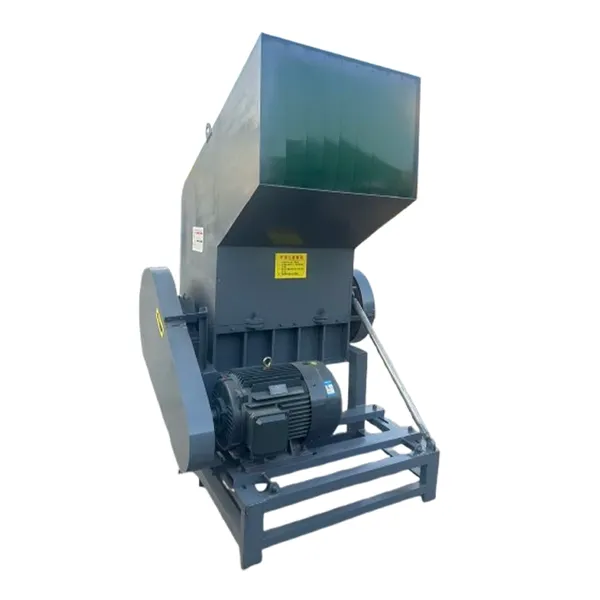 Industrial Plastic Crusher Machine for Grinding Pipes Bottles Films With Safety Protection