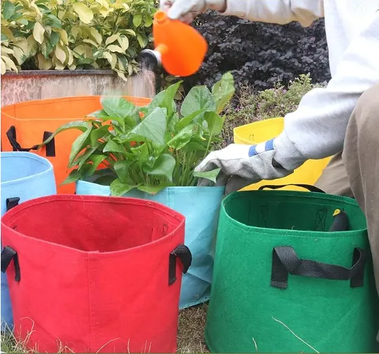 Fabric Grow Bags With Handles for Easy Transport photo-4
