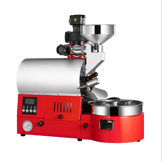 Industrial Automatic 60KG Per Batch Coffee Bean Roaster Key Food Sterilizer Machine photo-5