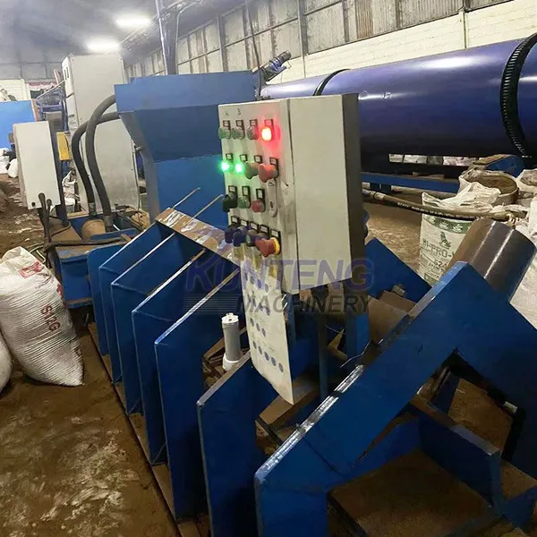 Horizontal Cocopeat Sawdust Briquetting Machine Square Coconut Coir Block Making Machine photo-2