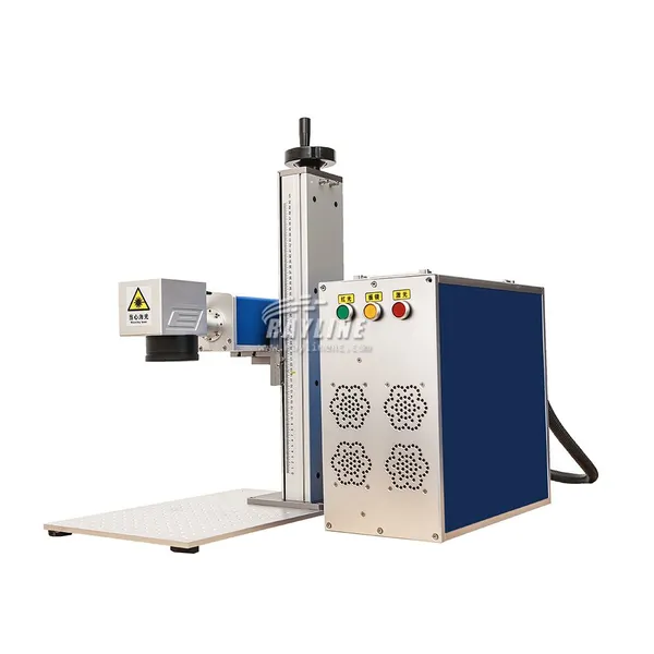 Split Type Fiber Laser Marking Machine Separate Control Unit and Laser Head for Metal Stainless Steel Plastic Coding Equipment Factory Direct photo-2
