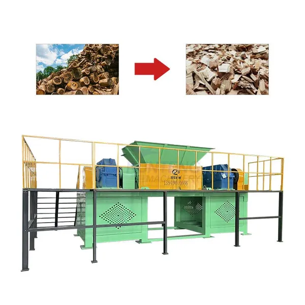 Industrial Paper Wood Chipper Tyre Shredder Machine Plant Baler Machine Production Line EPC