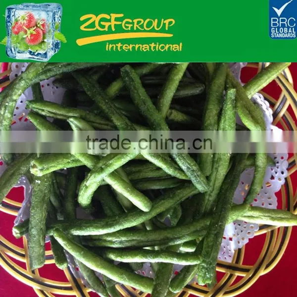 vacuum fried(VF) low temperature green beans chips healty snacks low fat
