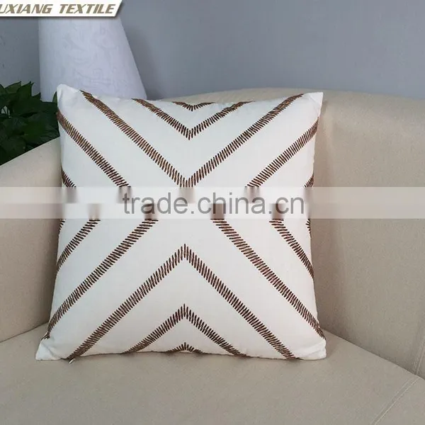 Embroidered Kinds Of Geometric Fingure Sofa Home Decor Cushion Cover photo-3