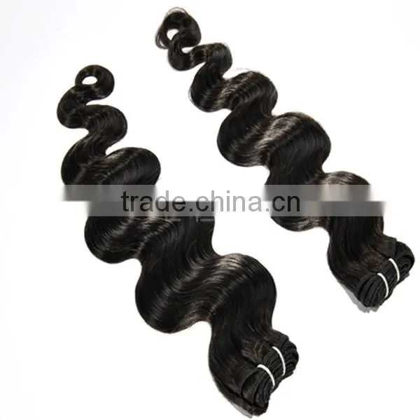 Qingdao Factory Wholesale 7A Brazilian Unprocessed Virgin Hair Weave Body Wave Natural Color Virgin Hair Extension photo-3