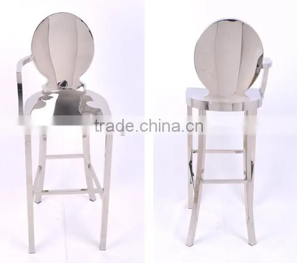 New Classic Stainless Steel Bar Chair photo-2