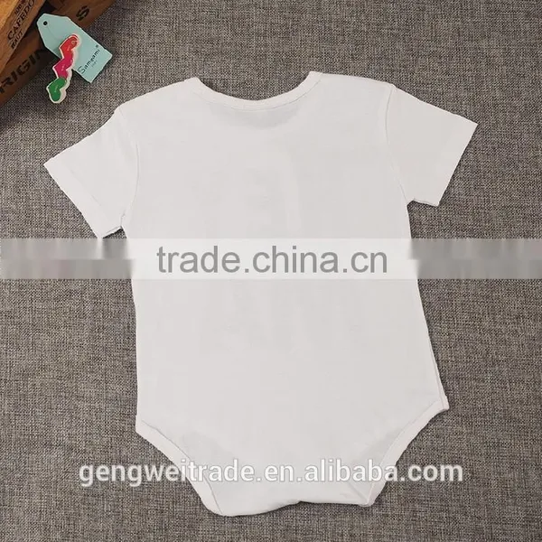 2016 New Design Ins HEY MA Baby Romper Plain White Children Clothes Toddlers Romper Suit photo-6