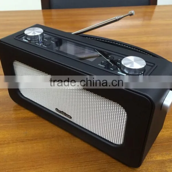 High Quality Portable Leather DAB Radio With Bluetooth photo-2