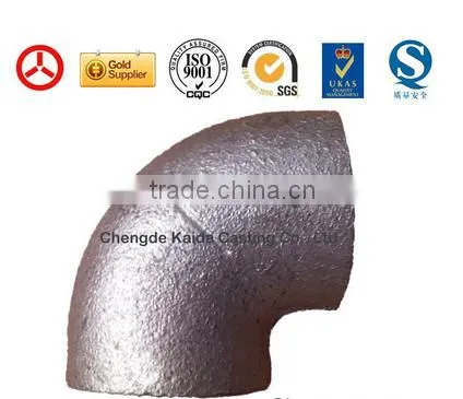 90R 90 Degree Reducing High Quality Casting Technics and Square Head Code Pipe Fitting photo-2