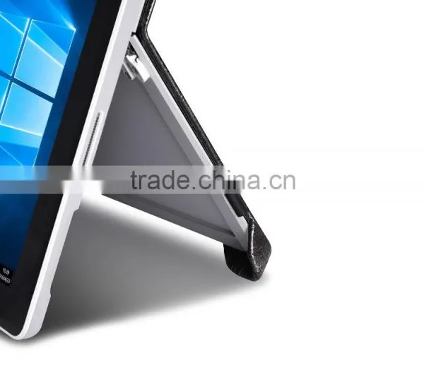 Icarer Luxury Crocodile Grain Genuine Leather Case for Surface Pro 4 Original Leather Holder Back Cover for Surface Pro 4 photo-2