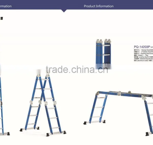Triple Extension Aluminium Ladder, GS and EN131 Approval photo-5