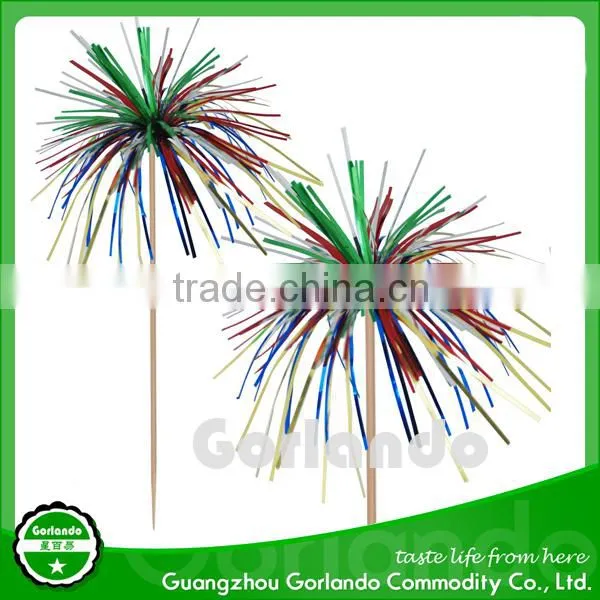 Wholesale Party Decorative Palm Wooden Picks
