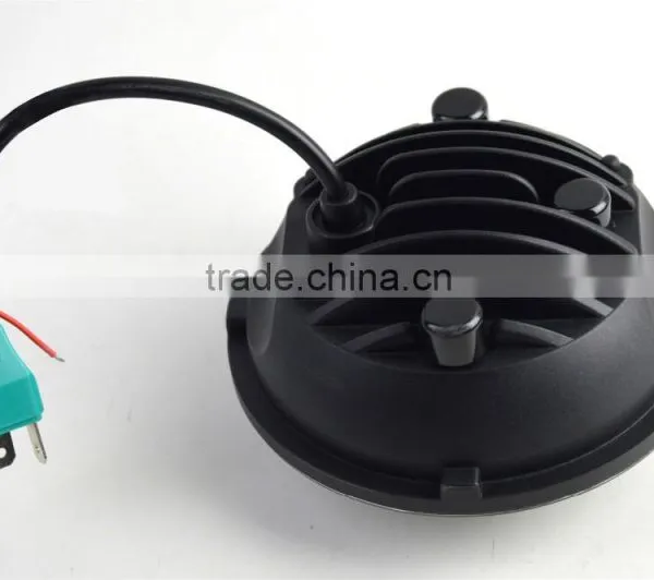 Super Top Rated 5.75'' 40w Black Housing Led Headlight for Harley photo-5