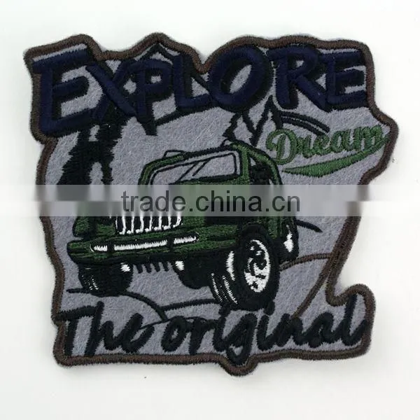 Cool Car Embroidery Patches of Cartoon Patches for Clothing photo-3