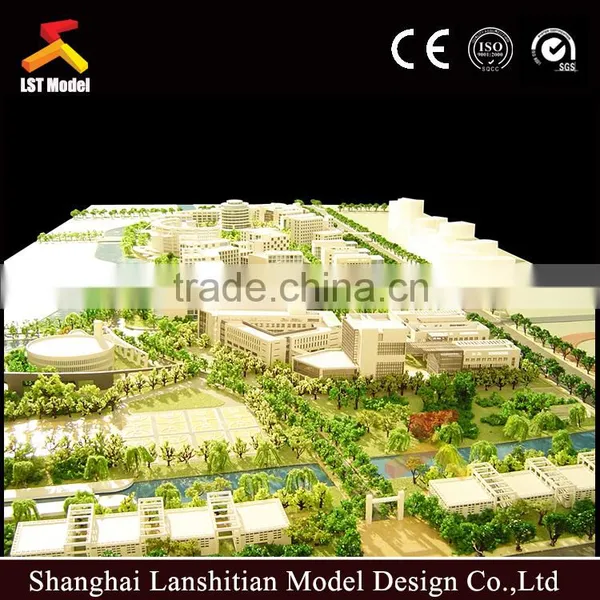 Modern College Plan Building Model With Nice Landscape photo-2