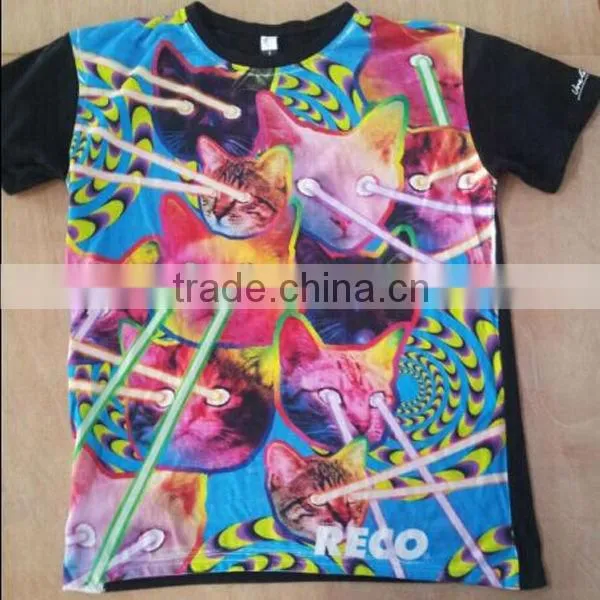 3D Full Color Printed Cotton Tshirt photo-3