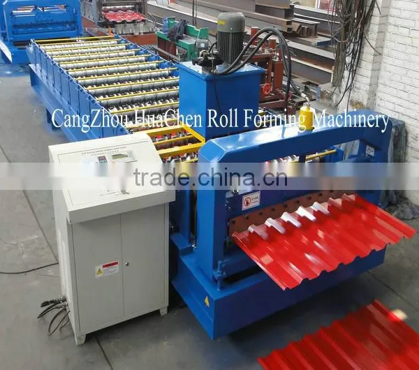 HC Trapezoidal Sheet Roll Forming Machine Made in China