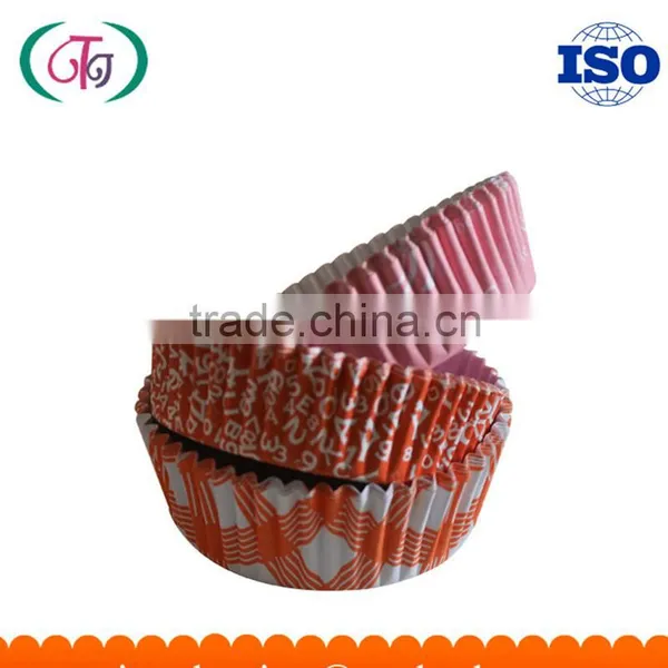 High Temperature Resistant Triangle Cupcake Liners PET Coated Paper SGS FSC Baking Cups photo-3