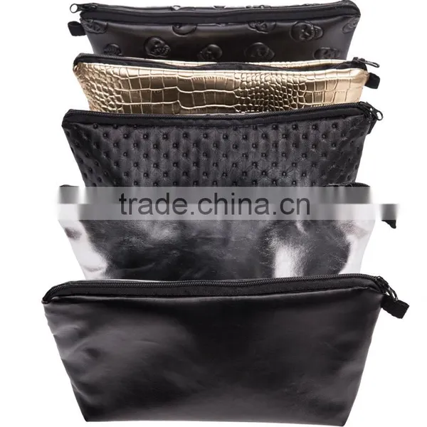 Promotion Custom Leather Ladies Fashion Travel Set Cosmetic Bag For Makeup photo-5