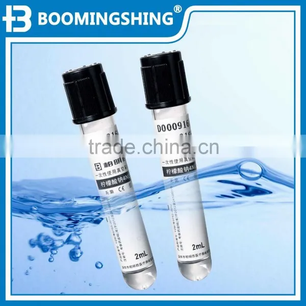 Black Cap ESR 3.2% Sodium Citrate 4NC Vacutainer Blood Collection Tube
