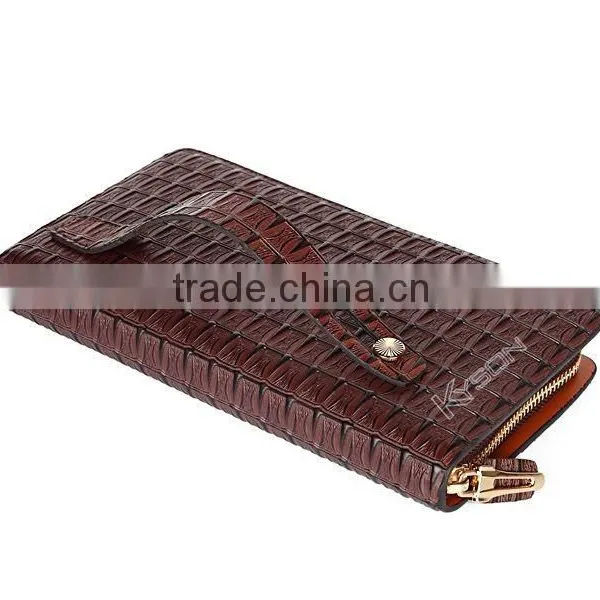 High Quality Hot Design Mens Genuine Leather Purse photo-4
