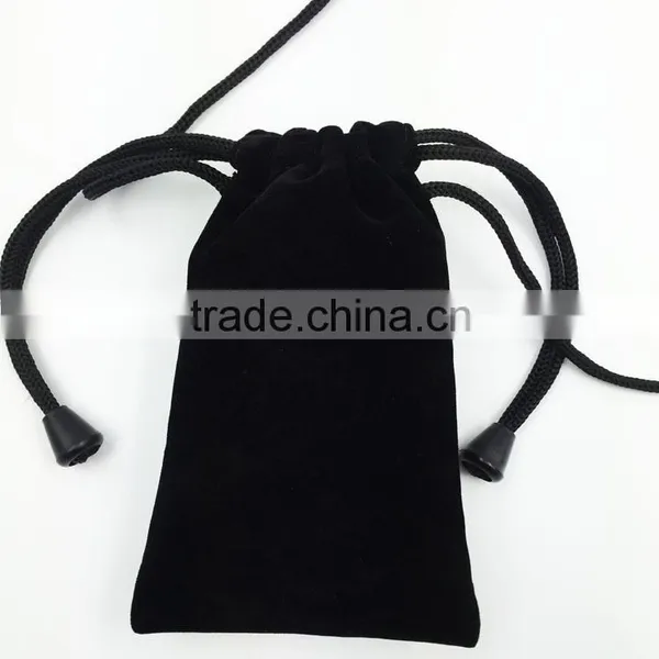 Velvet Pouch With Drawstring Small Velvet Pouches for Jewelry/camera Lens/mobile photo-3