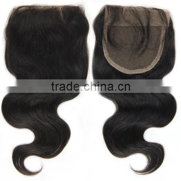 Cheap Virgin Brazilian Hair Closure Piece Free Parting 3 Way Part Full Lace Closures Add 40 Can Make Silk Base photo-2