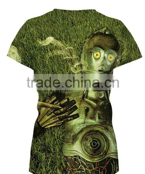 No MOQ Green Sport Tshirt Digital Printing Custom T Shirt Quality Choice photo-4